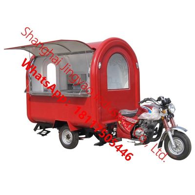 JY-FR220B Shanghai Mobile Kiosk Cabin Food Trailer mit 220v Spannung und 1,5kw Leistung
