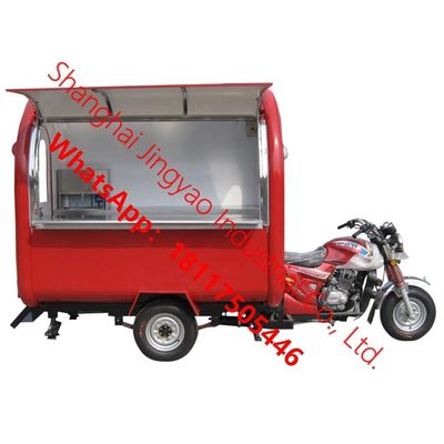 JY-FR220B Shanghai Mobile Kiosk Cabin Food Trailer mit 220v Spannung und 1,5kw Leistung