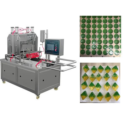 Industrielle Süßigkeitsmaschine Gelee Lollipop Gummy Bear Automatische Einzahlung inklusive