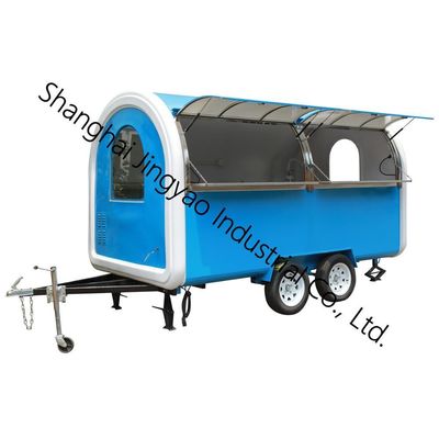 Boiler Glasfaser Australien Standardstraße Fast Mobile Food Cart Lkw-Anhänger mit Küche