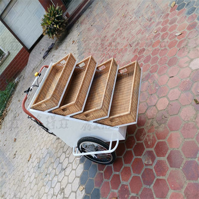 Fahrrad-Food-Cart-Fahrzeug Aluminiumplatte Anwendungsfelder Gemüseverarbeitungsanlage