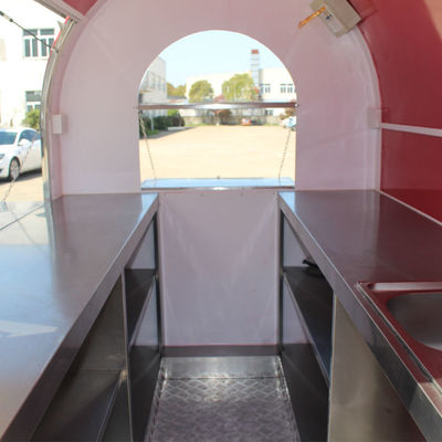 Bequemer L380 x W160 x H235cm Elektro-Lebensmittelwagen Ideal für Straßensnacks und Donuts