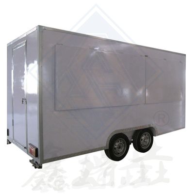 Galvanisierter Stahl-Street Food-Wagen mit All-Inclusive-Innenraum und Snacks enthalten