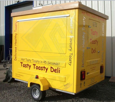 angepasste Farbe Fast-Food-Wagen Mobil-Food-Elektro-Dreirad für Hot Dogs und Burger