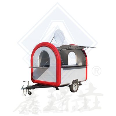 Galvanisierter Stahl-Street Food-Wagen mit All-Inclusive-Innenraum und Snacks enthalten