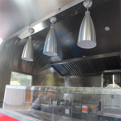 Edelstahl/verzinktes Blatt/Aluminium-Lebensmittelfahrzeug mit Ein-/Doppelachsen und gutem