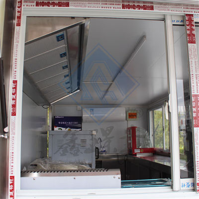 Elektrische Lebensmittelfahrzeuge aus Edelstahl/verzinktem Blech/Aluminium mit Ein-/Doppelachsen