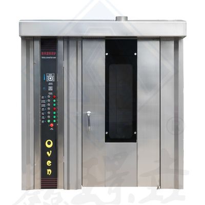 Wettbewerbsfähiger professioneller Gas-Rotationsofen mit einer Produktionskapazität von 100 kg/h und 32 Trays