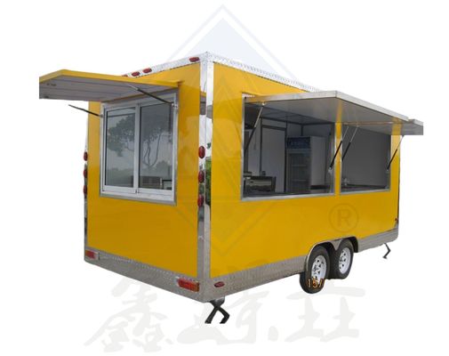 Snacks Dumpling Mobile Food Cart mit vollständiger Küche und Sitzvideotechnischer Unterstützung