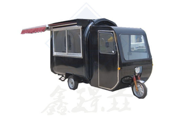 Outdoor Street Vending Food Truck mit Gasgrill auf Galvanisiertem Stahl Motorrad