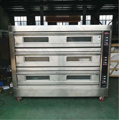 Gewerblicher Backofen Bäckerausrüstung Mehrzweckbackofen 1 Deck Elektrokamin