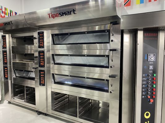 Gewerblicher Backofen Bäckerausrüstung Mehrzweckbackofen 1 Deck Elektrokamin