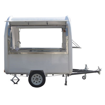 850 kg Wohnwagen Hot Dog-Wagen Eiscreme Lebensmittelkiosk/ Lebensmittel-Verkaufswagen L280cm*W200cm*H210cm