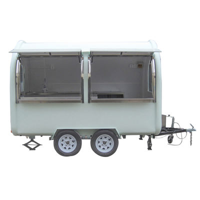 850 kg Wohnwagen Hot Dog-Wagen Eiscreme Lebensmittelkiosk/ Lebensmittel-Verkaufswagen L280cm*W200cm*H210cm