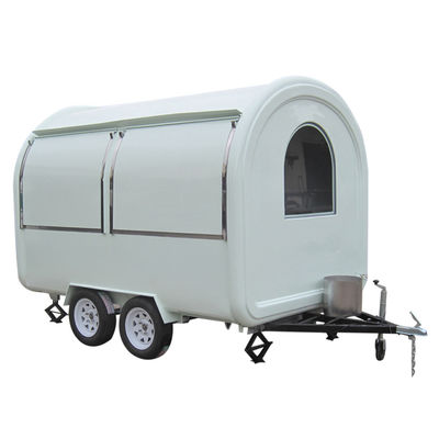 850 kg Wohnwagen Hot Dog-Wagen Eiscreme Lebensmittelkiosk/ Lebensmittel-Verkaufswagen L280cm*W200cm*H210cm