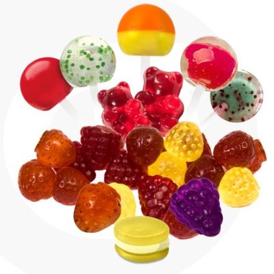 50 kg/h Bohnendepositor Gelee Lollipop Automatische Süßigkeiten Machen Bär Gummi Maschine für Süßigkeiten