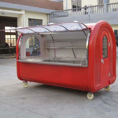 Modernes Design Hellrosa Farbe Donut Waffel Hot Dog Küche Food Truck JY-B35 angepasst