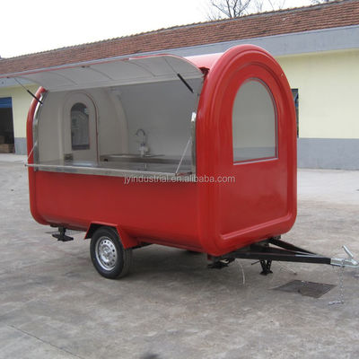 Modernes Design Hellrosa Farbe Donut Waffel Hot Dog Küche Food Truck JY-B35 angepasst