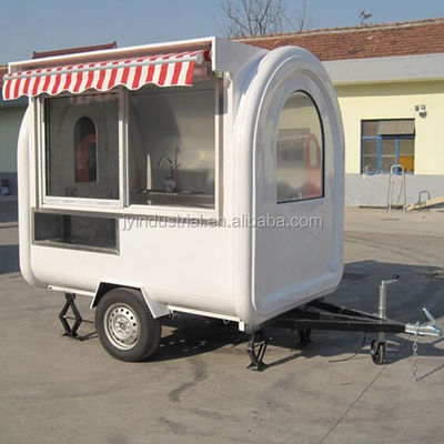 Modernes Design Hellrosa Farbe Donut Waffel Hot Dog Küche Food Truck JY-B35 angepasst