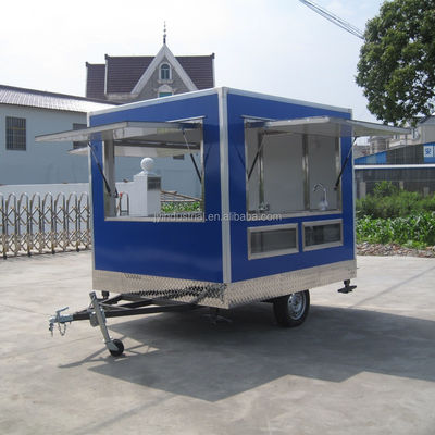 Modernes Design Hellrosa Farbe Donut Waffel Hot Dog Küche Food Truck JY-B35 angepasst