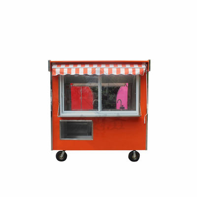 Voll ausgestatteter Lebensmittelwagen 220cm Einzel-Doppelachse Handelsrundmodell mit Baldachin