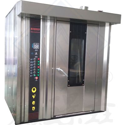 380/220V Küche Rotary Gas Industrielle Bäckerei Automatische elektrische Rotary Brotbackofen