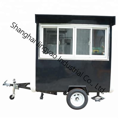 Maßgeschneiderte Außenaufkleber CE OEM GAS Nahrungsmittelwagen mit Edelstahl und Großrad