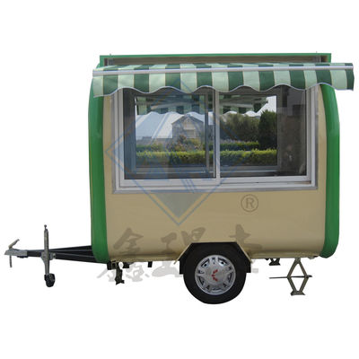 Einzelachsendes, mobiles, rundes Modell, Elektro-Lebensmittelfahrzeug mit Dachdach 3 kW