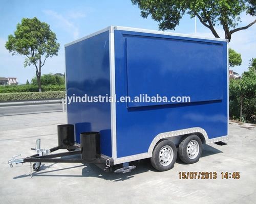 Der Eiscreme-Truck ist perfekt für das mobile Lebensmittelgeschäft.