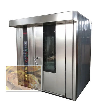 32 Schalen Voll automatischer Dampf-Rotationsofen perfekt für geschäftige Lebensmittel- und Getränkegeschäfte