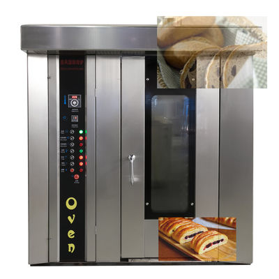 400 * 600 / 800 * 600mm Tray Größe Gas-Rotationsofen für das Backen Pita Brot auf automatischer Linie