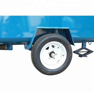 Eingerichtete Farb-ELEKTRISCH-TRICYCLE-Eismaschine mit großem Rad und Schleppstange