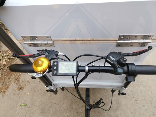 Outdoor Street Vending Langlebigkeit Lebensmittelkarren Fahrrad mit Dach und Mobil