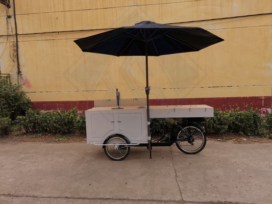 Rohstoffe Gemüsesnack-Hersteller für den Handel mit Bier auf der Straße Fahrradwagen Mobilfutterwagen
