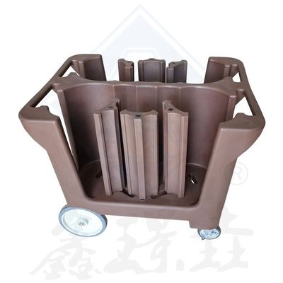 Modernes Design-Essenwagen mit Schleifgurt und verstellbarer Plastikplattenwagenwagen