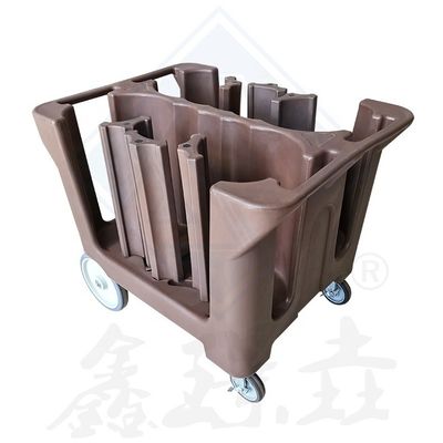 Modernes Design-Essenwagen mit Schleifgurt und verstellbarer Plastikplattenwagenwagen