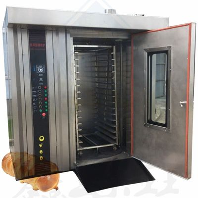 32 Tray Elektrische Rotationsofen zum Backen von 100 kg/h Zuckerbrot mit einer Leistung von 52,5 kW