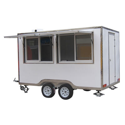 Fast-Food-Stand-Wagen mit Ausrüstung Langer Lebensdauer und Videotechnischer Support