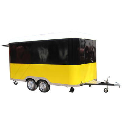 Fast-Food-Stand-Wagen mit Ausrüstung Langer Lebensdauer und Videotechnischer Support