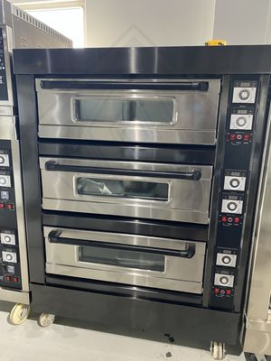 1 Deck 1 Tray Elektrischer Deckofen Die notwendige Ausrüstung für Brotbaukunternehmen