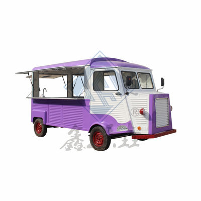 Beweglicher Elektro-Lebensmittelwagen Pasta Sandwich Hamburger 60V Spannung geschlossener Körpertyp