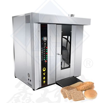 16 Trays Gas rotierendes Brot Backofen für Bäckereien Lebensmittelindustrie Ausrüstung