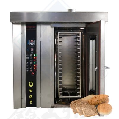 16 Trays Kapazität Gasbackofen für das Backen und Rotiserieren in industriellen Umgebungen