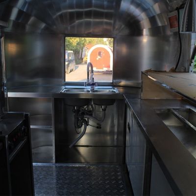 Hochproduktivität Glasfaser mobile Snackwagen Klappwagen Anhänger für Tiefkühlprodukte