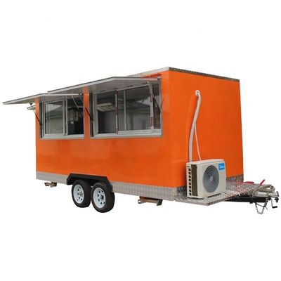 Snack Food Maker Motorisierter Lebensmittelwagen 1500kg Schleppwagen mit Tornado Kartoffel und Getränke
