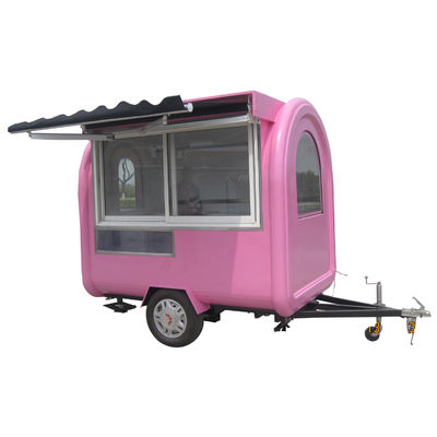Hand-Push-Anhänger Hot Dog-Wagen für Lebensmittel- und Getränkegeschäfte