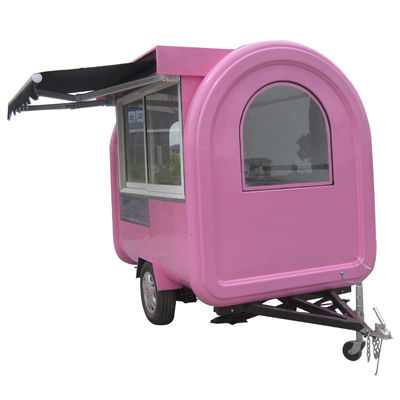 Hand-Push-Anhänger Hot Dog-Wagen für Lebensmittel- und Getränkegeschäfte