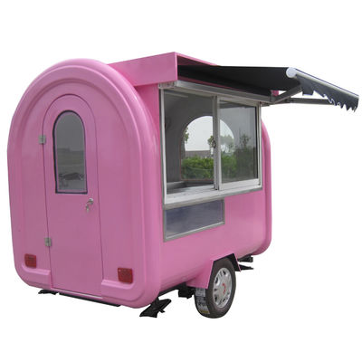 Hand-Push-Anhänger Hot Dog-Wagen für Lebensmittel- und Getränkegeschäfte