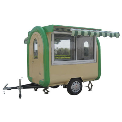 Hand-Push-Anhänger Hot Dog-Wagen für Lebensmittel- und Getränkegeschäfte