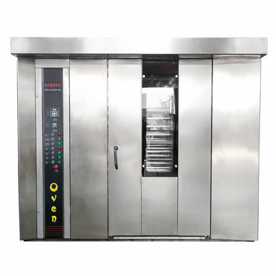 Doppeltrolleys Diesel-Rack-Ofen mit 34 Trays Rotations-Rack-Konvektions-Ofen bei 380v Spannung
